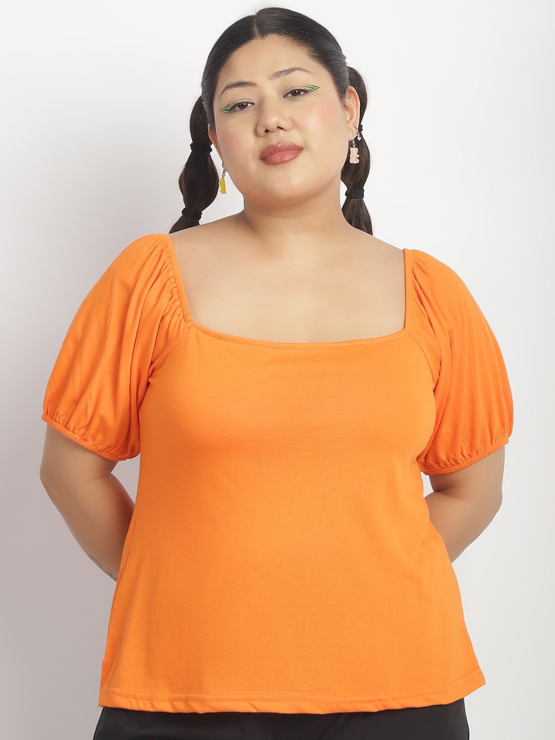 Bubblegum Top : Orange Color