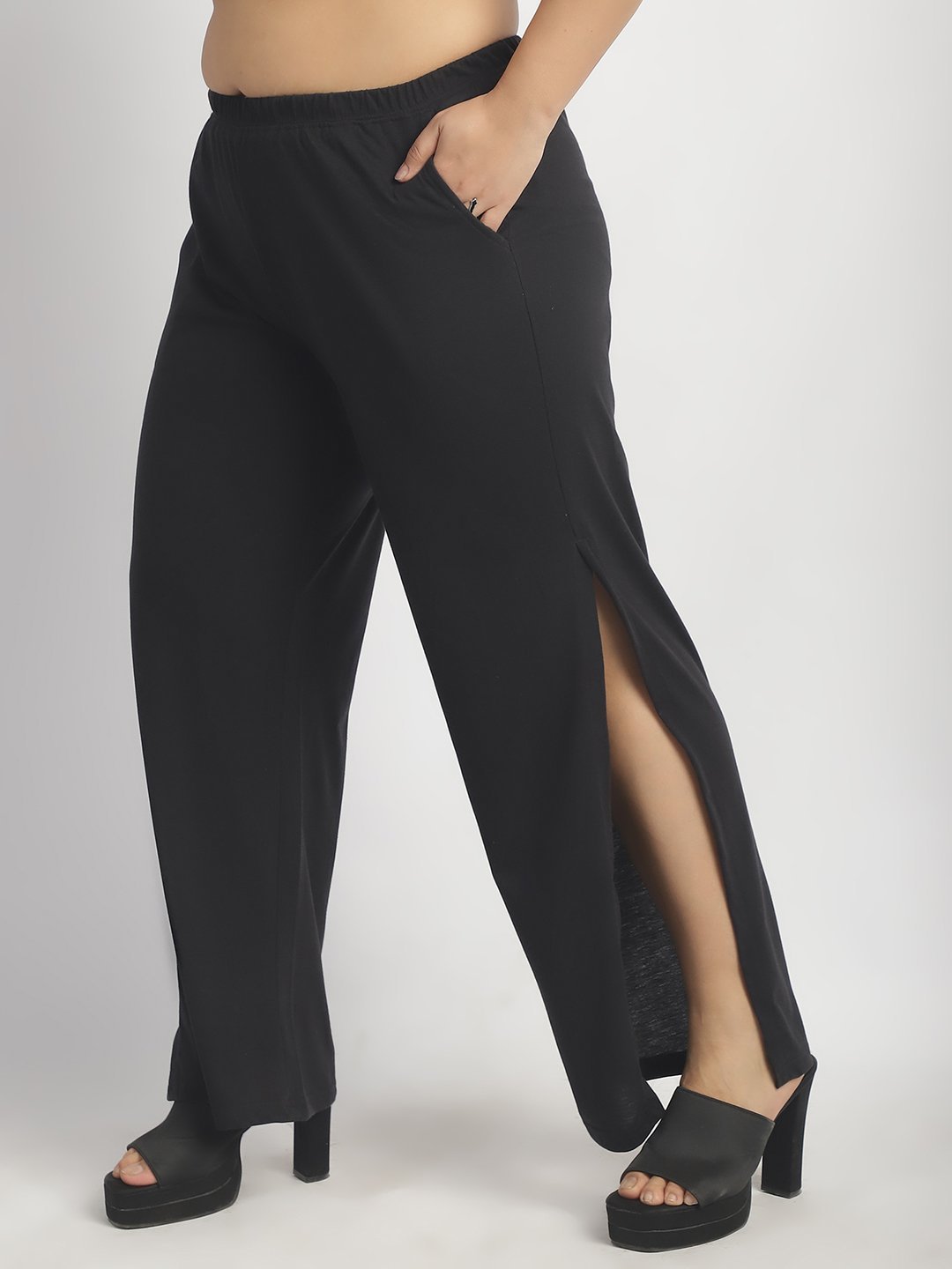 Rock Candy Flare Pants : Black Color