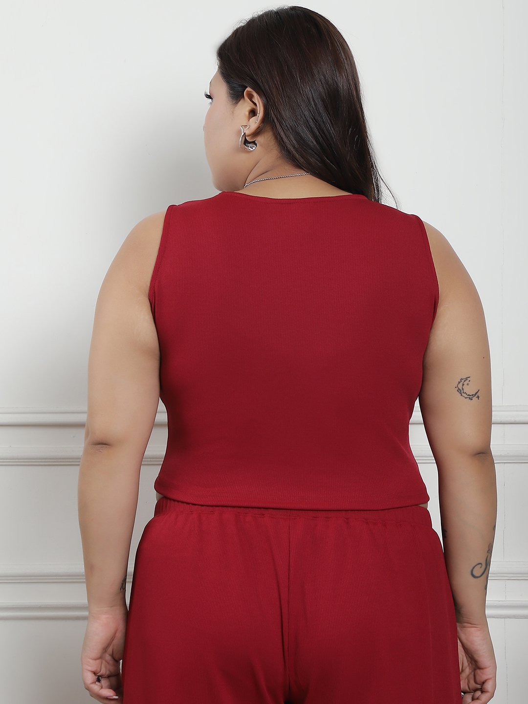 Essential Ease Top: Maroon Color