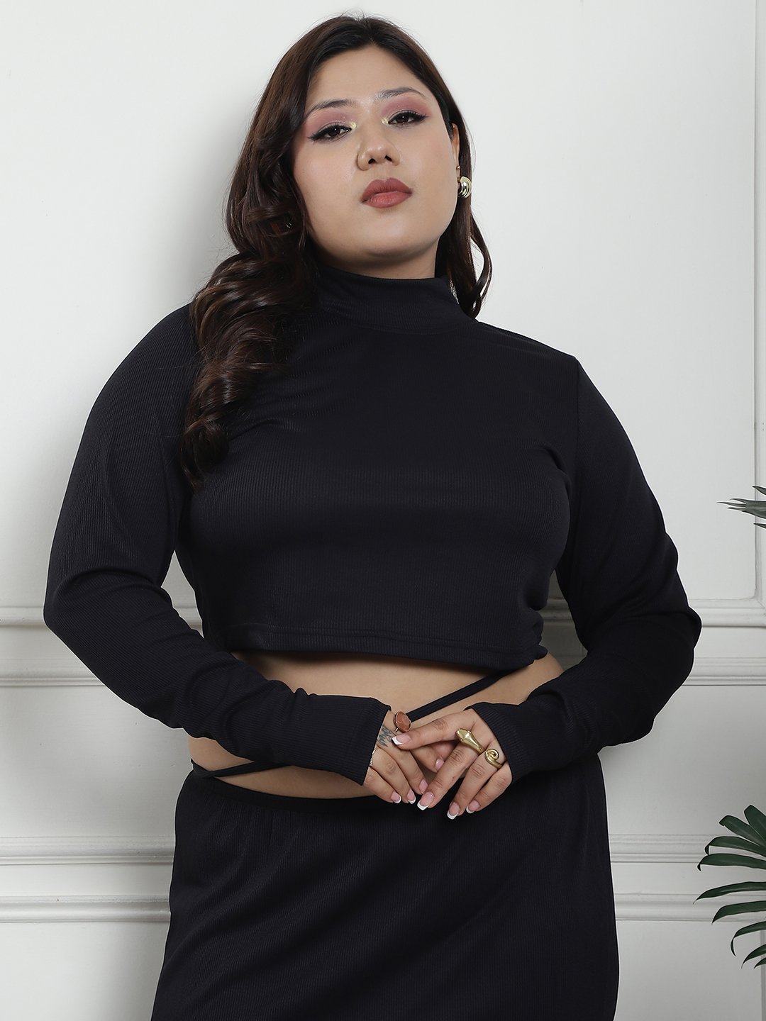 The Modern Muse Top : Black Color