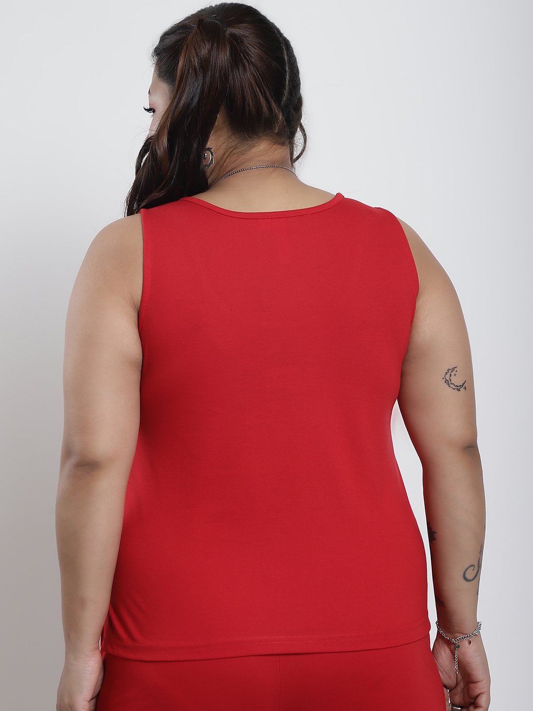Tutti Frutti Tank Top : Red Color