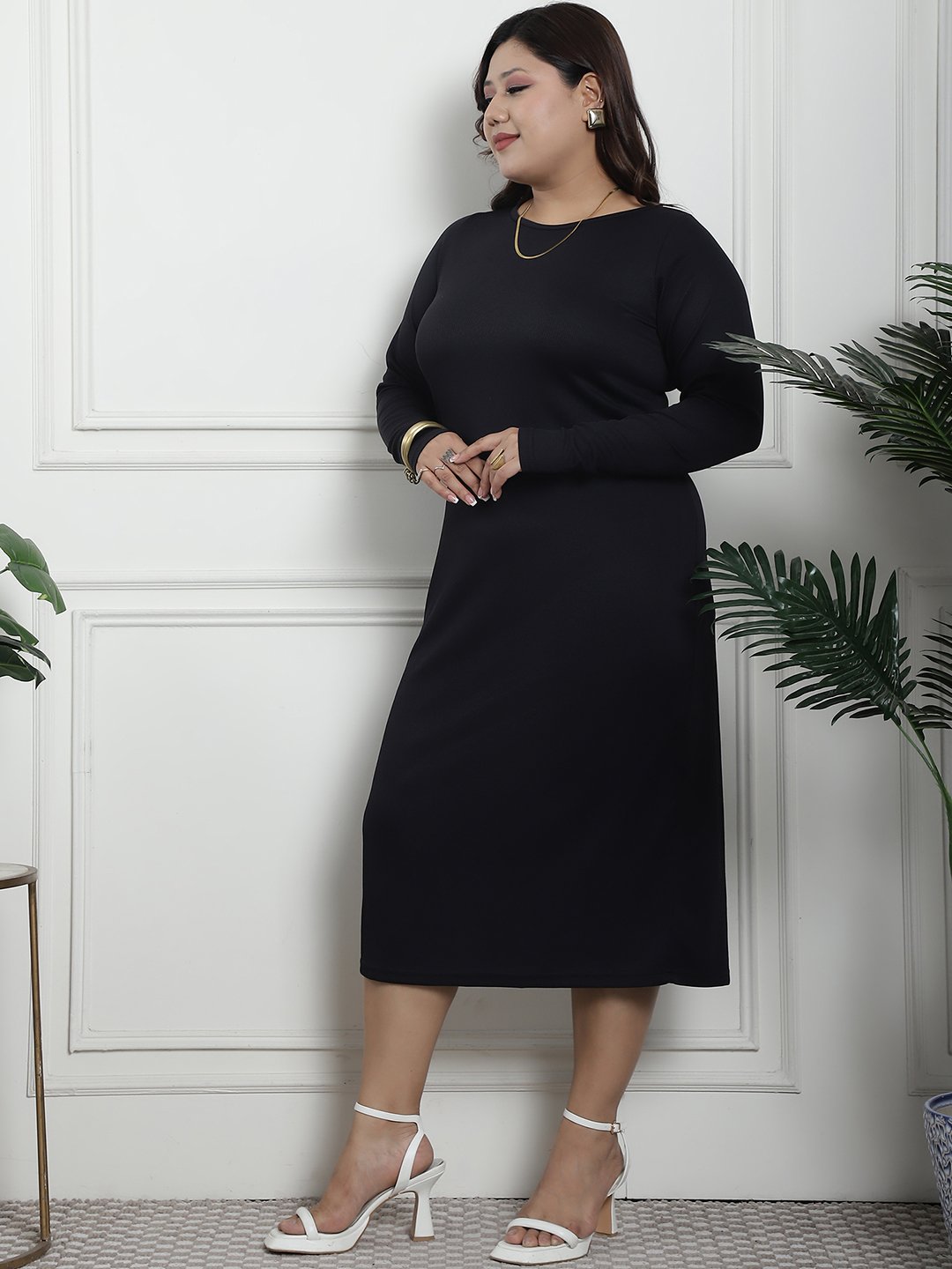 Comfort Dress : Black Color